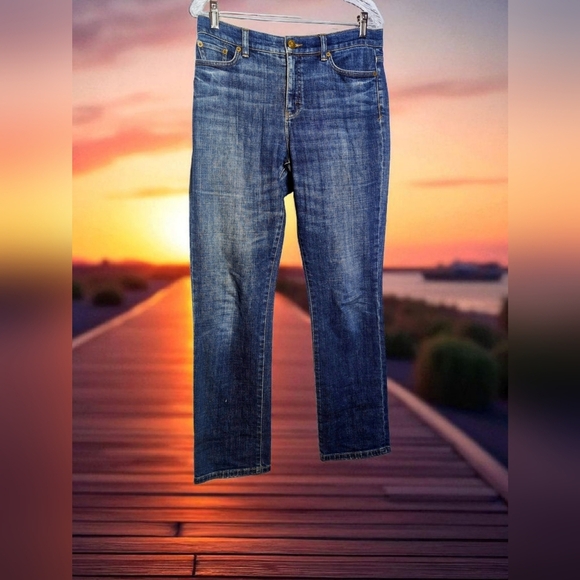 Ralph Lauren LRL Sz 6 X 31 Blue Denim Jeans Co - Picture 1 of 7